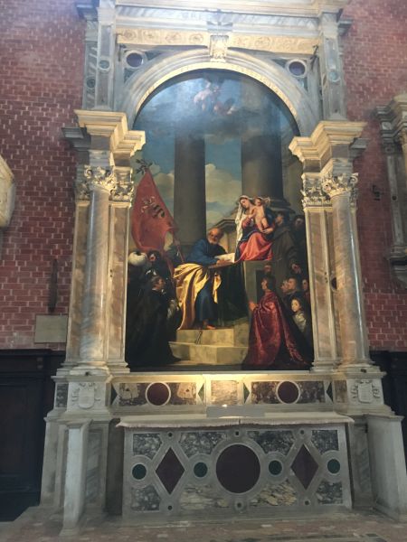 Tizian: Madonna in der Kirche Santa Maria Gloriosa dei Frari, Stadtteil San Polo