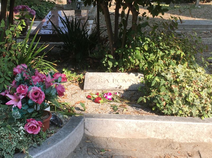 Grab von Ezra Pound auf San Michele